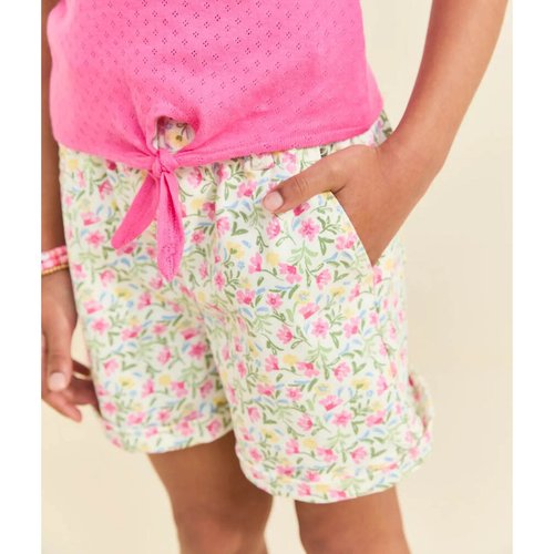 Short imprime 2 3 12 ans Tape A L oeil blanc imprime La Redoute