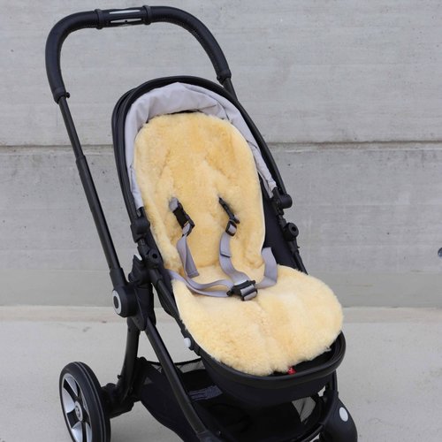 Assise en peau d agneau pour poussette et siege auto naturel Kaiser La Redoute