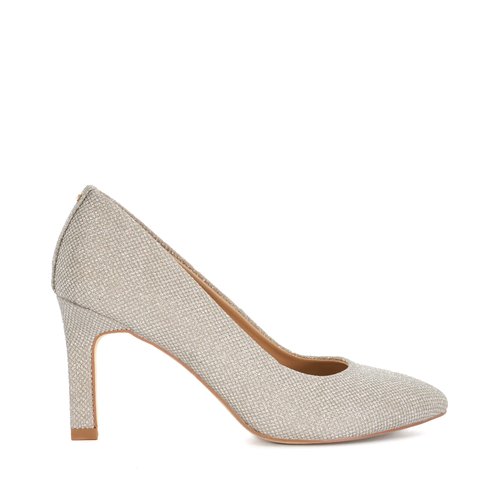 Escarpins a logo en daim a bout arrondi adeley Dune London La Redoute