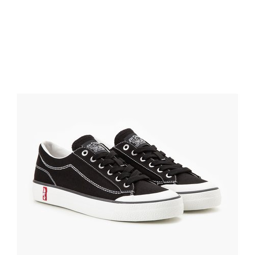 Ls2 s low top trainers in canvas black Levi s La Redoute