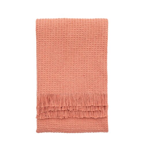 Blush waffle throw new arrivals