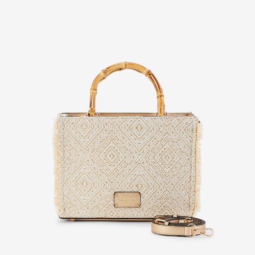 Sac à Main LOLLIPOPS écru Avec Coquillages - Occasion Très Bon état, Style Plage été