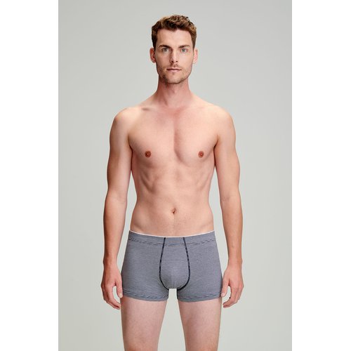 Boxer fines rayures en coton leger bio marine deep blanc Armor Lux La Redoute
