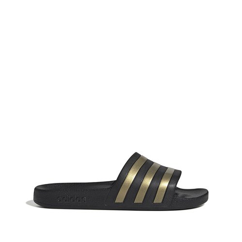 Adidas adilette aqua slides black clearance