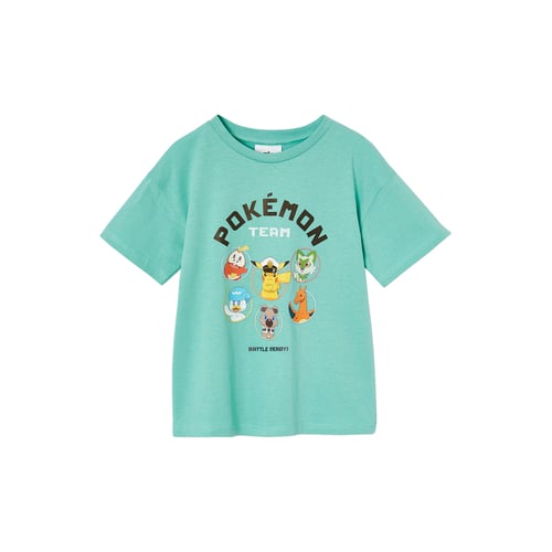 T-shirt Pokémon Pikachu Pour Garçons - Design Pokéball Avec Plein De Pikachus Rigolos - Merchandise Officiel