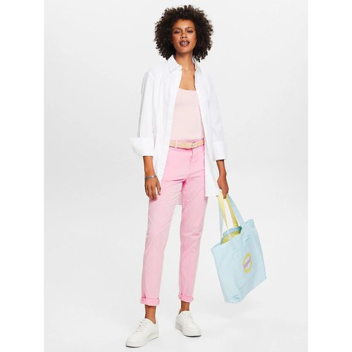 Pantalon coupe chino l32 Esprit rose pale La Redoute