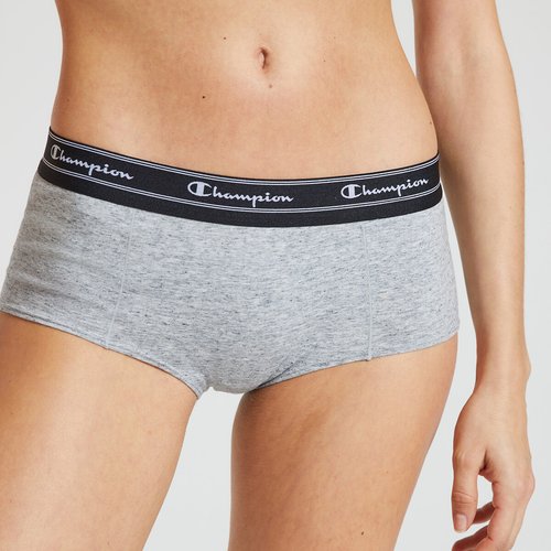 Pack of 2 sports knickers in cotton mix grey Champion La Redoute