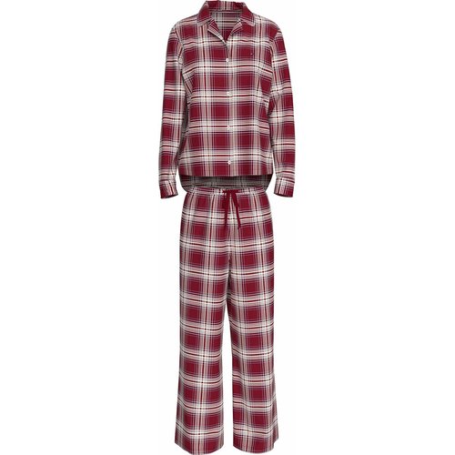 Checked pyjamas red checks Tommy Hilfiger La Redoute