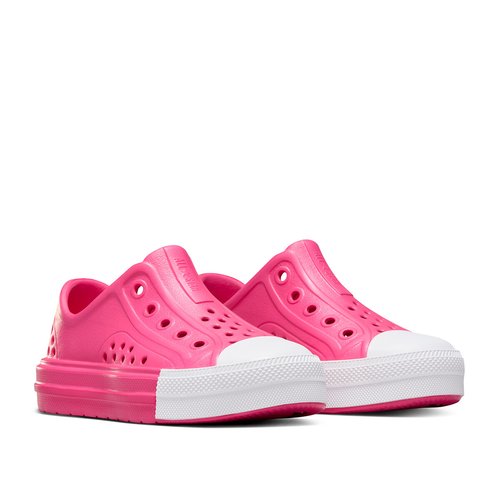 Pink baby converse sales