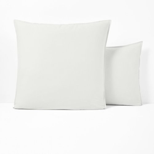 Scenario plain 100 washed cotton pillowcase La Redoute Interieurs La Redoute