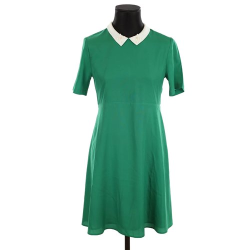 Robe claudie pierlot verte 2025