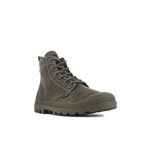 Boots Homme Cuir Palladium Pampa Zip Leather - Sneakers Basses Homme En Cuir Et Toile Sneakers Robustes