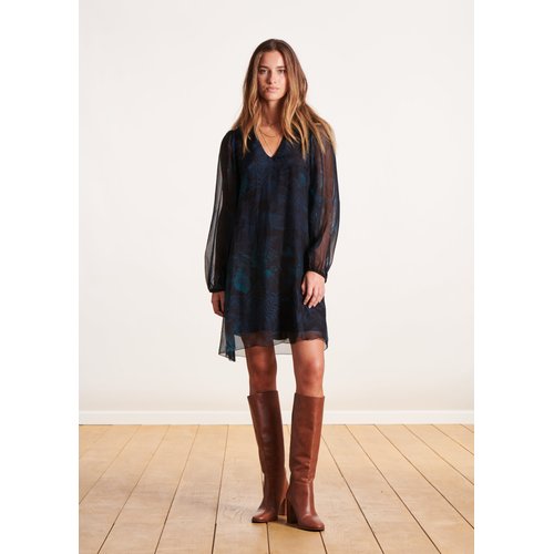 Robe fleurie la fee maraboutee top
