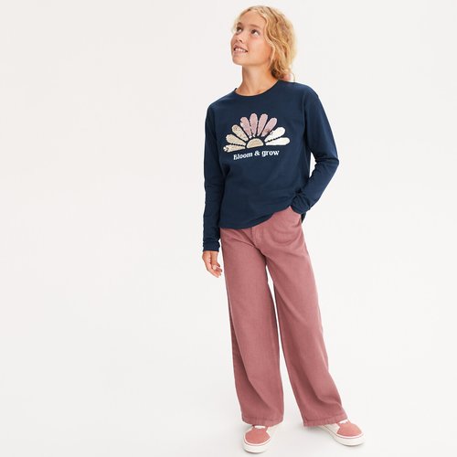 T shirt con paillettes reversibili