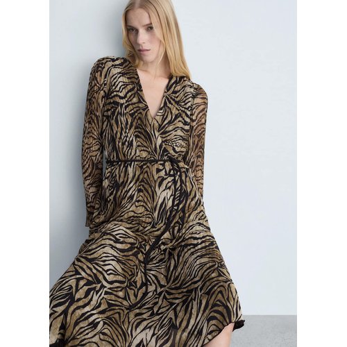 Robe leopard n ud marron Mango La Redoute