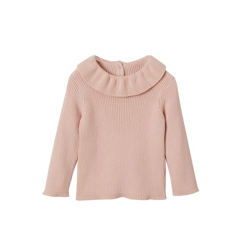 Pull collerette femme clearance