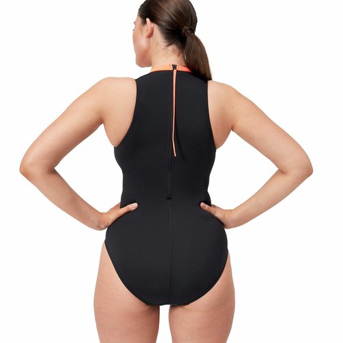 Hydrasuit swimsuit black red blue Speedo La Redoute