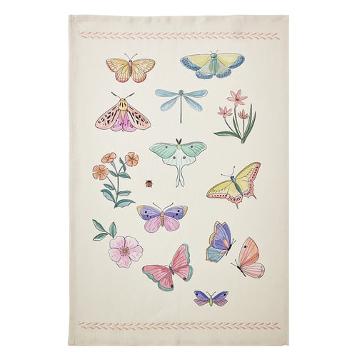 Torchon Coton Imprimé Astral – 50 X 75 Cm – Motif Cosmique – Certifié Oeko-Tex – Lavable 40°C