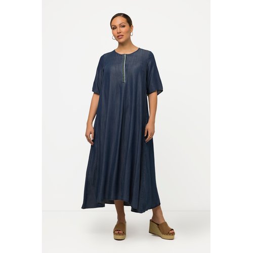Robe trapeze en Lyocell