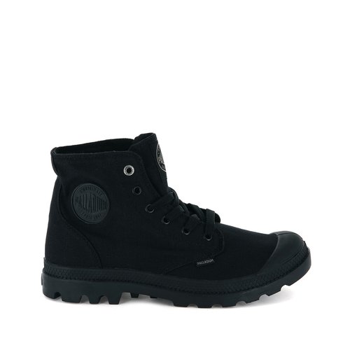 Baskets montantes monochrome noir Palladium La Redoute