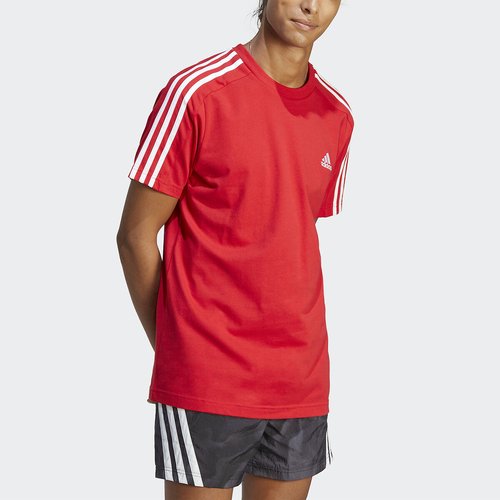 Red adidas t shirt on sale