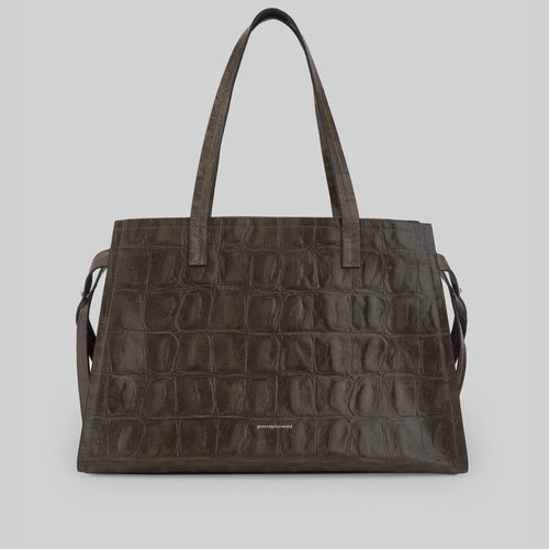 Sac cuir effet croco cheap
