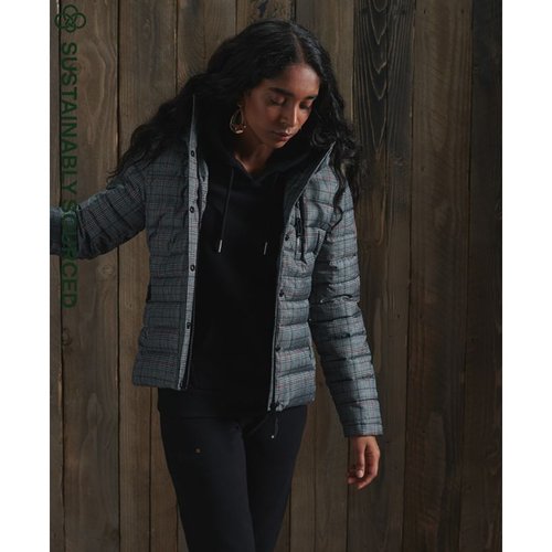 Veste a carreaux superdry clearance
