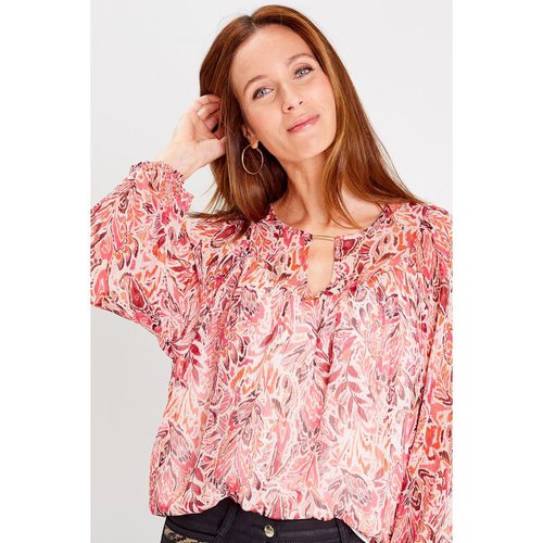 Blouse rose fushia on sale