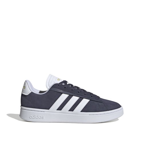 Grand court alpha trainers in leather navy white Adidas Sportswear La Redoute