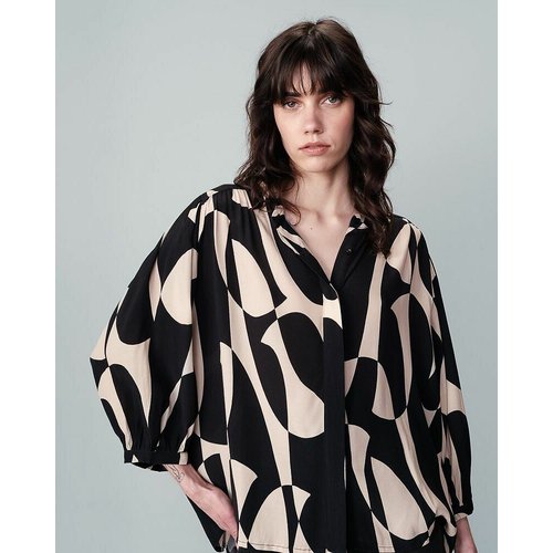 Blouse nymphea noir Grace And Mila La Redoute
