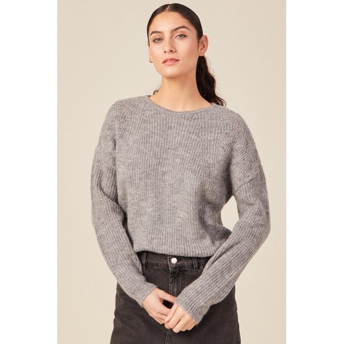 Pull manches longues ajoure
