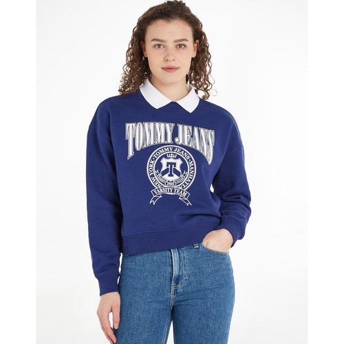 Sweat tommy jeans bleu on sale