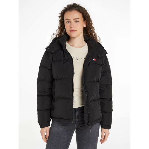 Alaska short padded puffer jacket with hood black Tommy Jeans La Redoute