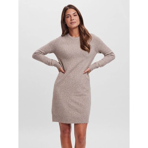 Abito pull girocollo beige chiaro Vero Moda La Redoute