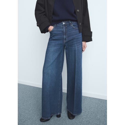 Jean Taille Haute Skinny Mango Taille 42 – Bleu, Occasion En Très Bon état