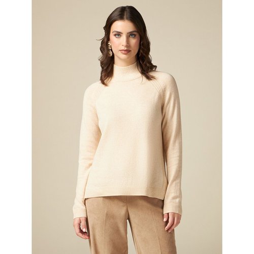 Pull col cheminee cachemire melange Oltre La Redoute