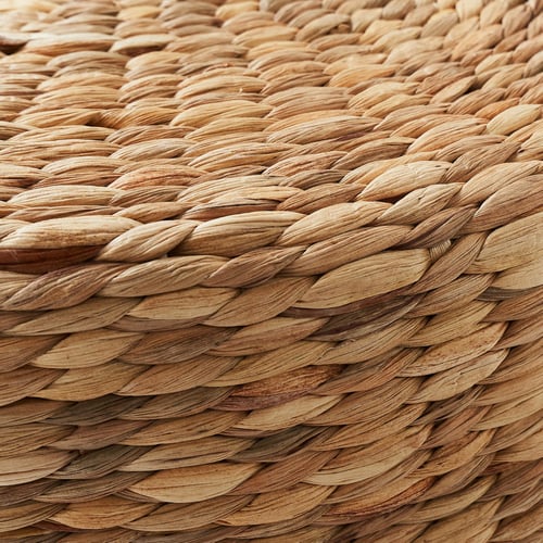 Pouf 60cm Jacinthe D'Eau Naturelle - Tabouret Design Léger Et Confortable Wohnfreuden