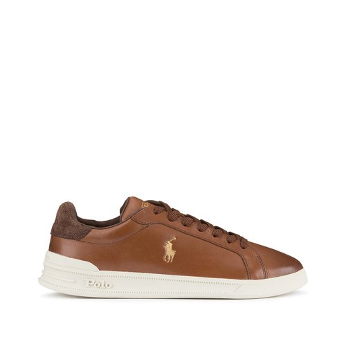 Heritage court 2 trainers in leather brown Polo Ralph Lauren La Redoute