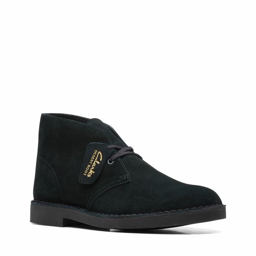 White clarks desert boots on sale
