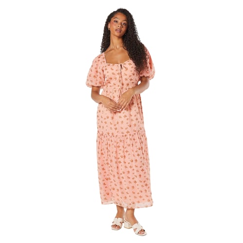 Robe Fluide Dorothy Perkins Rose - Taille 42/44 - Style Maxi - Occasion Excellent état