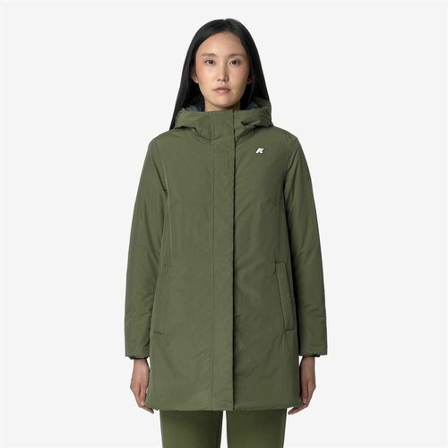 Coupe vent a capuche sophie soft touch marmotta vert K Way La Redoute