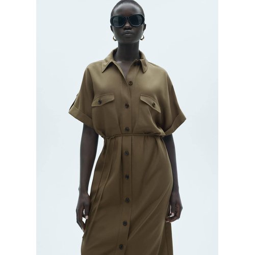Robe chemisier longue mango on sale