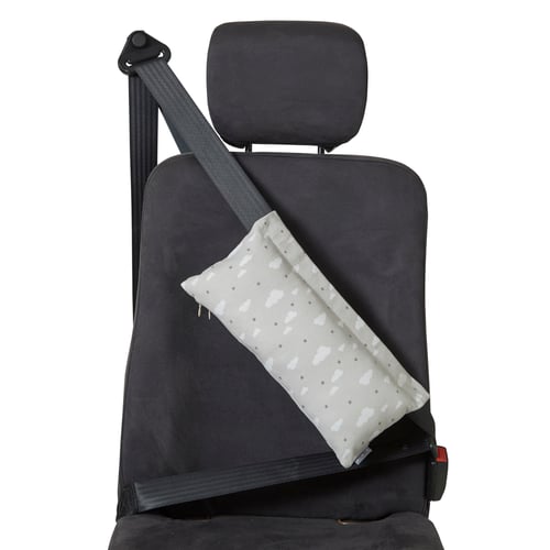 Coussin Ceinture Sécurité Enfant FGen - 2 Oreillers Amovibles + 2 Coussinets Épaules - Protection Cou Et Épaules Voiture