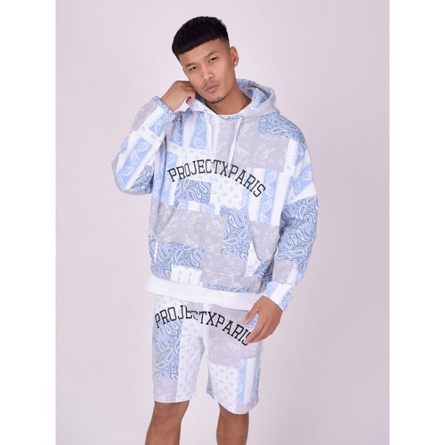 Sweat a capuche avec motif bandana
