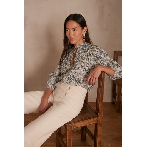 Blouse victorienne blanche stone used Maison 123 La Redoute