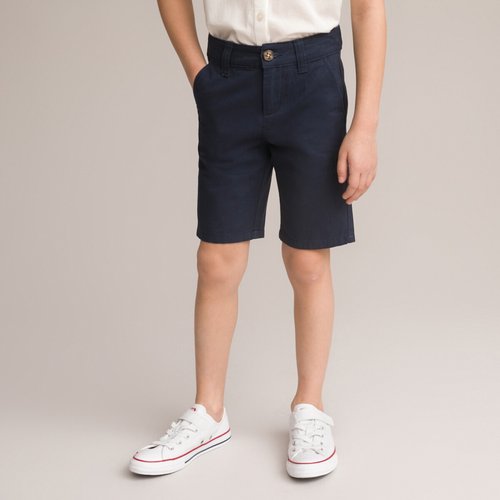 Bermuda chino La Redoute Collections bleu marine La Redoute
