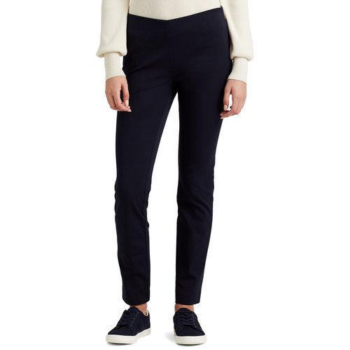 Cotton mix skinny trousers navy Lauren Ralph Lauren La Redoute
