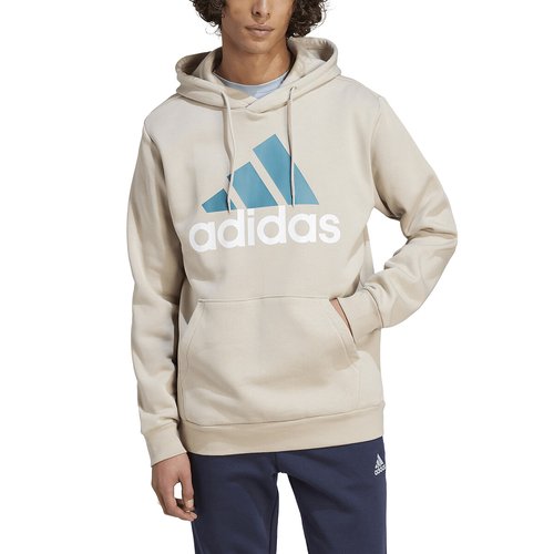 Felpa con cappuccio logo felpata essentials beige Adidas Sportswear La Redoute