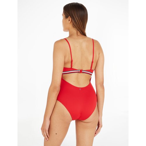 Maillot de bain tommy hilfiger femme rouge best sale