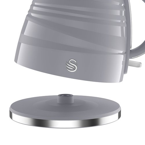 Swan symphony grey microwave sale
